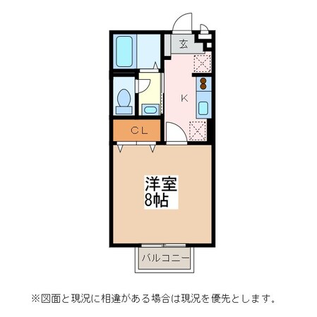 シュヴァルベ北松本の物件間取画像